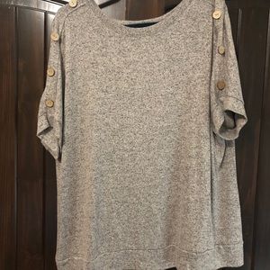 Grayish/Tanish sweater shirt, size 2xl